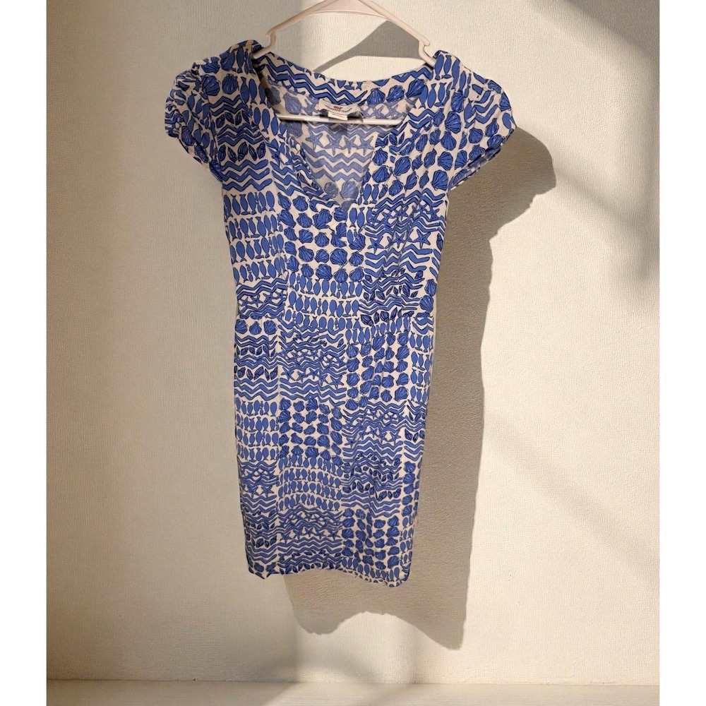 Vineyard Vines‎ seashell dress women's medium rayon